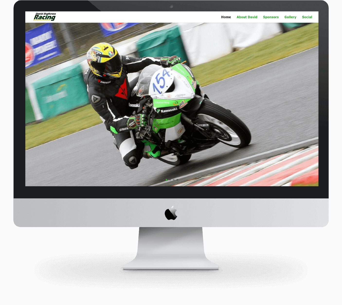 David Shallcross Racing by Cosmic Web Design in Stockport